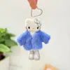 Muñeco de Peluche Colgante de Gatito de Piernas Largas Ropa de Bebé Muñeca Kt Accesorios de Muñeca Hija Falda sin Mangas de Perla de Gatito para Mujer