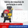 Pequenos fabricantes de puncionadeira e guilhotina, puncionadeira e guilhotina combinada mecânica para cantoneira de aço perfilado, puncionadeira e guilhotina elétrica, máquina de puncionar e guilhotinar aço perfilado