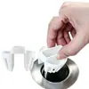 Colador de fregadero, colador de lavabo, colador de lavabo, tapón de desagüe abatible, rejilla filtrante, colador de pelo y residuos, tapón de desagüe de baño