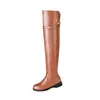 Hebilla de Cinturón Botas Largas Tallas Grandes Botas Martin para Mujer C19-3