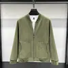 Chaqueta de Terciopelo Ollie con Cuello de Béisbol para Hombre 2024 Chaqueta Conjunto Sencillo Cálida para Viajar Cremallera Cárdigan Hombre