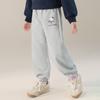 Calça de Moletom Infantil 2026 Estampa de Coração Cartoon no Tornozelo para Crianças Maiores Calças de Primavera e Outono Hello Kitty Desenho