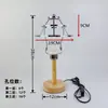 Lâmpada de Mesa DIY com Conchas Abajur Pendente Material de Concha Acessórios Suporte de Lâmpada Base de Lâmpada de Cristal Estilo Francês Base de Rosca E27 Sem