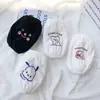 Otoño e invierno Nuevo lindo caricatura estudiante manguito protector estilo coreano anti-manchas felpa corto celebridad de internet anti-suciedad manguito protector ins moda