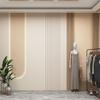 Sala de Transmisión en Vivo 3D Fondo de Pantalla de Alta Gama Estilo Nuevo Sala de Estar Salón de Belleza Decoración Pared de Fondo para Celebridades de Internet Fondo de Pantalla de Rejilla de Madera