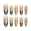 Gato Francés Negro Ojo de Gato Alta Calidad Elegante Estilo Girly Estilo Hermana Real Blanqueamiento Manicura Media 30-t Manicura Portátil