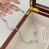 Collar versátil y súper bonito de diseño nicho para mujer, accesorio de cadena para clavícula estilo minimalista, joyería hip-hop, cadena para suéter