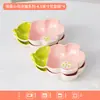 Set de tazón y plato de cerámica con esmalte bajo y relieve de flores y pájaros de dibujos animados creativos, juego de vajilla para el hogar, regalo para inauguración de casa
