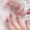 Unhas Usáveis Sexy Flash Personalizadas, Unhas Postiças de Alto Padrão, Adesivos de Nail Art Usáveis Gelo-Transparente, Adesivos de Nail Art Mais Vendidos, Produtos Acabados