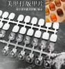 Explosões Transfronteiriças Grãos para Nail Art Diversos Multiformato Cartela de Cores Esmalte em Gel Display de Cores Cartela de Cores
