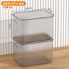 Caja de Almacenamiento de Escritorio Caja de Snacks Cesta de Comestibles Caja de Almacenamiento Transparente a Prueba de Polvo para el Hogar con Tapa Caja Organizadora de Plástico para Almacenamiento