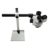 Máquina de microincrustación A1 Microscopio con soporte fijo Zoom continuo Detección de joyería Amplificación Instrumento óptico Lente Marco de hierro