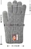 Guantes de Punto Reciclado RPET Europeos y Americanos, Protectores de Manos Jacquard Cálidos, Guantes Cepillados de Imitación Lana, Fábrica Personalizada