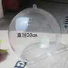 Bola transparente casca de bola de plástico bola acrílica bola oca pingente de bola pingente de bola para pendurar jardim de infância criação ambiental bola de Natal