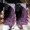 Adecuado para funda de teléfono Samsung S26ULTRA, estrellas moradas, S25 degradado, S24 cristal templado, A16 cubierta protectora, A07