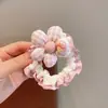 Goma para el pelo simple de satén estilo coreano para mujer, sujetador antideslizante para coleta alta, cuerda de pelo colorida, accesorio para el pelo elástico