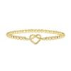 Pulsera de cuentas de nudo concéntrico de onda de oro, nuevos productos más vendidos transfronterizos, anillo cuadrado geométrico, joyería de moda de amor