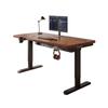 Mesa Elevatória Elétrica de Madeira Maciça, Mesa de Computador, Mesa para Jogos de Desktop, Escrivaninha de Quarto, Mesa de Escritório Doméstica com Altura Ajustável, Bancada de Trabalho