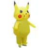 Disfraz Inflable de Pikachu de Halloween Transfronterizo Accesorios Divertidos para Escenario Fiesta Rendimiento Montar Abeja Disfraz Inflable