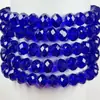 Pulseira de cristal de oliva vidro 6X8MM placa de cálculo joia para combinar com roupas venda quente transfronteiriça comércio exterior