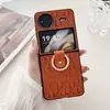 Funda de Cuero de Moda de Alta Gama Sencilla Adecuada para el Teléfono vivoXFlip Sensación Nueva Funda Plegable vivoxflip