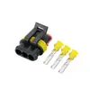 Conector automotivo à prova d'água série 1.5, plugue AMP, conexão macho-fêmea, retardador de chama, plugue de 1/2/3/4/5/6 pinos