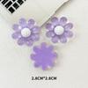 Flor de girasol transparente de hielo, hecha a mano, accesorios de resina para bricolaje, funda para teléfono móvil, horquilla, agujero para zapatos, taza de agua, pegatina para refrigerador