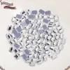 Fondo Plano Forma Geométrica Vidrio Perforación en Caliente DIY Accesorios para Ropa Accesorios para Joyería Fábrica Venta al por Mayor