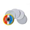 Fábrica direta flocando 5 polegadas areia branca escovada lixa de metal shell polido de veludo traseiro moedor de ar frosting seco