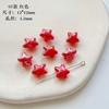 Estrella de cinco puntas brillante cuentas de cerámica hechas a mano cuentas sueltas paquete de materiales para accesorios de joyería DIY pendientes pulsera collar