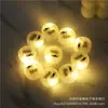Venta al por mayor toma directa LED luz electrónica pequeña bombilla hecha a mano cuentas de botón lámpara con interruptor luces pequeñas redondas de colores modelo de luces intermitentes