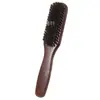 Escova de Barba Masculina Transfronteiriça Escova de Styling Feminina Escova de Cabelo com Cerdas de Faia Ferramentas de Beleza para Cabelo Escova de Barba Atacado