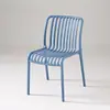 Cadeira de plástico com encosto cadeira de jantar simples moderna cadeira de lazer para exterior cadeira de negociação por atacado cadeira de jantar