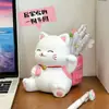 Lindo Portalápices Gato de la Suerte Adornos de Almacenamiento para la Entrada Llaves Escritorio Sala de Estar Estudio Decoraciones Hogar Regalos para Estudiantes