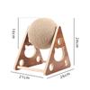 Cuenco para rascar gato de cartón corrugado reemplazable juguete para gatos tabla para rascar cartón corrugado reemplazable agarre de plástico nido para gatos tabla para rascar gato