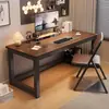 Escritorio de computadora, escritorio de escritorio, escritorio para estudio en casa, escritorio de escritura simple, escritorio de dormitorio, mesa pequeña rectangular, escritorio de oficina moderno