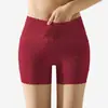 Shorts de Seguridad de Encaje de Cintura Alta para Control de Abdomen para Mujer, Anti-Exposición, Borde Antirrizado, Leggings Delgados y Ropa Interior Dos en Uno, Nuevo Modelo 2026