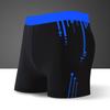 Cueca Boxer de Natação Masculina para Homens Plus Size 120kg Cintura Larga Grande Elástico Estampa da Moda Confortável Respirável Roupa de Banho para Fontes Termais