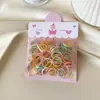 Diademas elásticas desechables de colores para niños, estilo nuevo para niñas, alta elasticidad, no daña el cabello