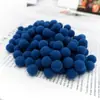 Bolas de Pelo Elásticas Altas, Bolas de Felpa Coloridas, Bolas de Pelo de Poliéster, Pequeñas Bolas de Pelo DIY, Juguetes para Niños, Accesorios para Zapatos y Sombreros