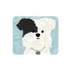 Alfombrilla de ratón de perro lindo tamaño pequeño Alfombrilla para mesa de computadora Alfombrilla de juego Borde antideslizante Bloqueo de borde Engrosada Alfombrilla de mesa para cibercafé E-sports