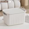 Caja de almacenamiento de plástico para el hogar con tapa, multi-especificación, gran capacidad, caja de almacenamiento con asa, caja de almacenamiento para bocadillos, artículos diversos, juguetes
