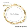 Amazon Pulsera de Cadena Cuadrada Dorada para Mujer Estilo Europeo y Americano Simple Lujo Ligero Accesorios de Joyería para Mano Ajustables Venta al por Mayor