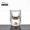 Copa de Licor Creativa de Gran Capacidad, Copa de Vino Pequeña de Cristal, Jinshan Doméstico Simple de Siete Colores Pieza Única, Moderna y Simple