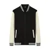 Jaqueta baseball de algodão cor sólida workwear comércio exterior transfronteiriço jaqueta solta estilo americano jaqueta baseball masculina vermelha feita sob medida