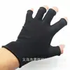 Luvas de Trabalho 13 Fios Full Nylon Elástica Respirável Meio Vazadas Dedos Expostos Cinco Meios Dedos Montaria Direção Pesca Homens