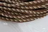 Cuerda de 6 mm a 8 mm de Grosor Cuerda Trenzada de Tres Hilos Cuerda Decorativa Cuerda de Colores Bolsa de Cuerda Cojín Cuerda para Enrollar Cortina Cuerda Decorativa