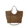 Bolso Tote de Lujo Ligero, Estilo Pequeño Fragante Rombo Nicho Moda Nuevo Bolso de Mano de Gran Capacidad Bolso de Hombro con Cadena