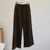 Se logra una figura estupenda al instante con estos~ Pantalones acampanados de pierna ancha de cintura alta elásticos para mujer, casual vintage de otoño, microacampanados H082711