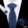 Corbata de Negocios para Hombre Pañuelo de Bolsillo Traje Vestido Banquete Camisa Rojo Negro Polo Lunares Cuadros Corbata de 8cm